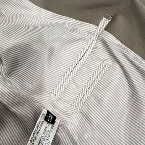 Massimo Dutti Women's Gray Taupe One Button V Neck Single Breasted Blazer Size S - Picture 12 of 16